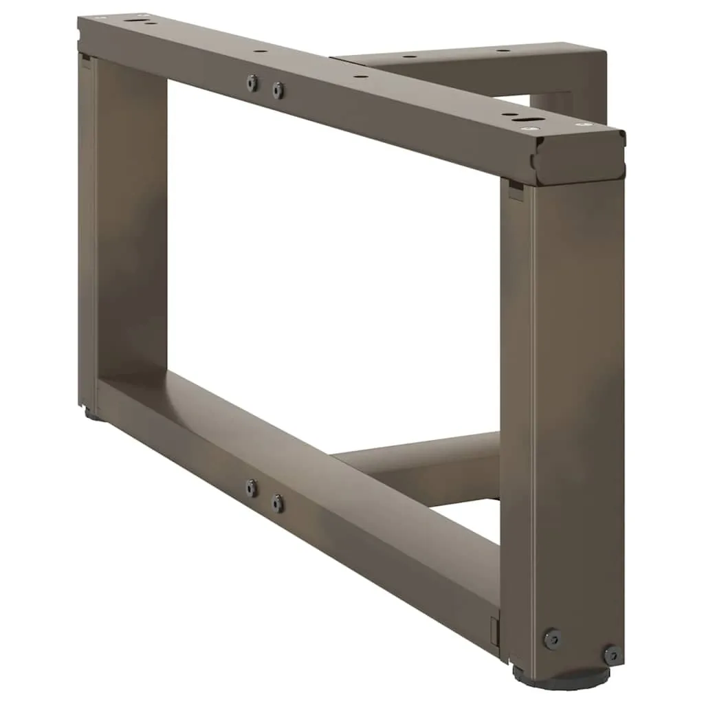 Coffee Table Legs T-Shaped?2 pcs Natural Steel 70x25x(30-31) cm Steel