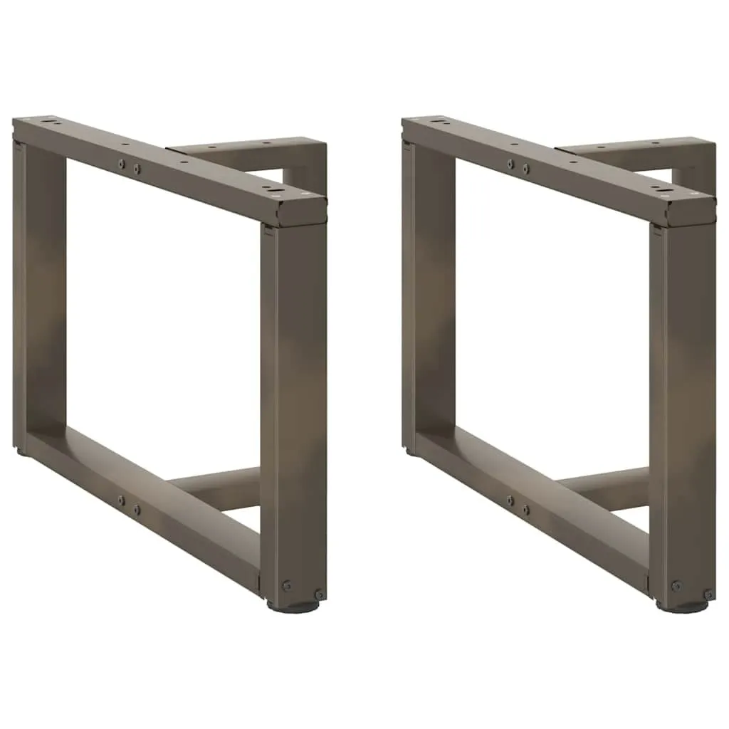 Coffee Table Legs T-Shaped?2 pcs Natural Steel 70x25x(42-43) cm Steel