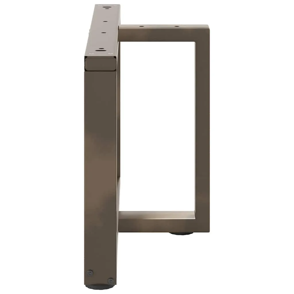 Coffee Table Legs T-Shaped?2 pcs Natural Steel 70x25x(42-43) cm Steel