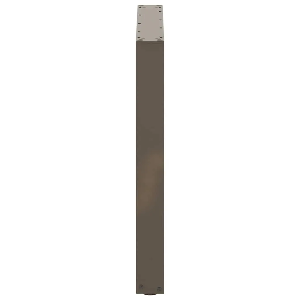 Coffee Table Legs U-Shaped 2 pcs Natural Steel 80x(72-73) cm Steel