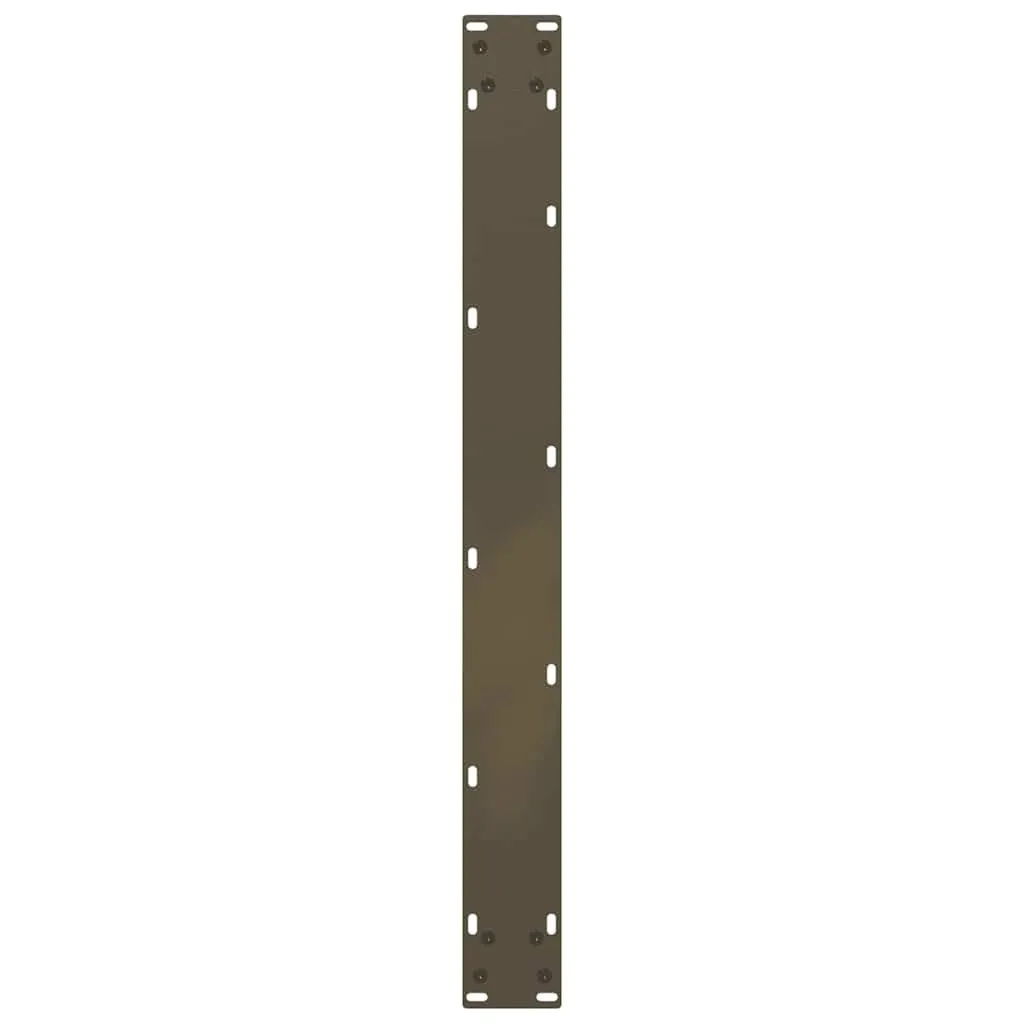 Coffee Table Legs U-Shaped 2 pcs Natural Steel 80x(72-73) cm Steel