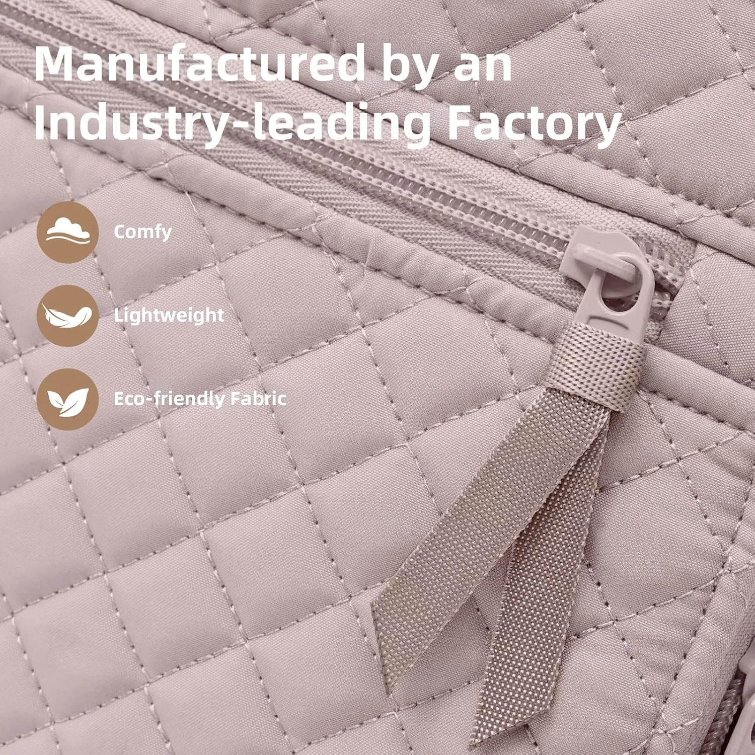 College Laptop Backpack, Travel Backpack for Women, Quilted Casual Daypack, Waterproof Bookbag for 15.6 Inch Laptop