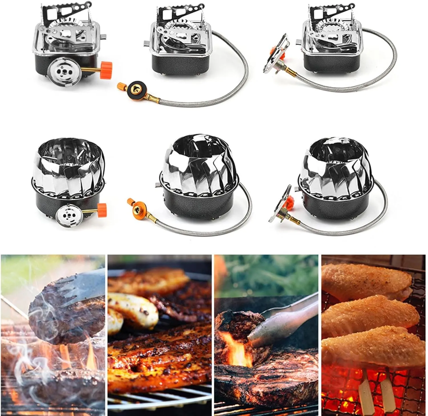Compact Camping Stove Portable Outdoor Foldable for Hiking Andnics Cookingsils/B01