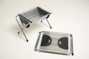 Compact Storage Barbecue Stove Grill Set, Clear