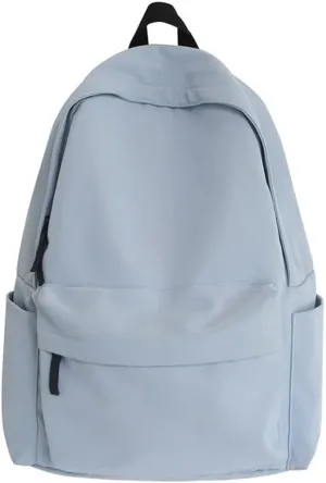 Concise Casual Style Small Lightweight Waterproof Backpack For Men And Women Gym Travel (Black)
