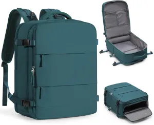 coofay Large Travel Backpack Carry on Flight Approved Mochila De Viaje Carry on Backpack for Airplanes Spirit Airlines Personal Item Bag 18x14x8 Inches Travel Bag Traveling Backpack for Women Men