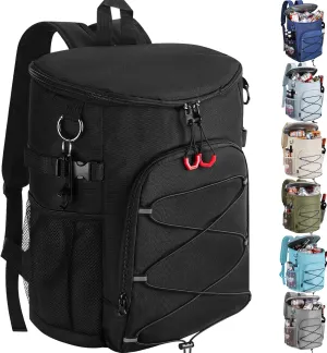 Cooler Backpack 30 Cans,Portable Backpack Coolers Insulated Leak Proof,Made with Water-Resistant 900D Oxford Lightweight Cooler Bag for 12h Hot/Cold Retention