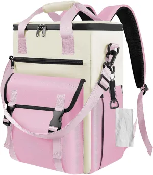 Cooler Backpack, 36 Cans Insulated & Leak Proof Backpack Cooler for Women, Stylish & Portable & Waterproof Cooler Bag, Soft Ice Chest Lunch Box for Beach Picnic Outdoor Travel Work