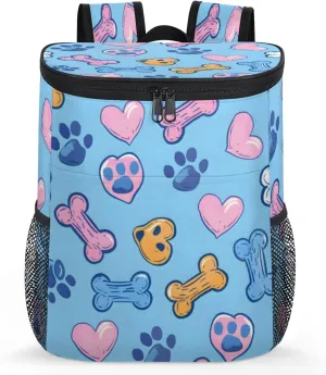 Cooler Backpack Insulated Cute Dinosaur Theme Lightweight Travel Cooler Lunch Backpack Drink Beverage Beer Bag