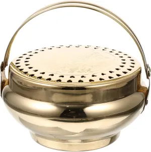 Copper Home Heating Stove Wedding Brazier Pot Outdoor Cooking Tool Non-deformable Waterproof Perfect for Camping