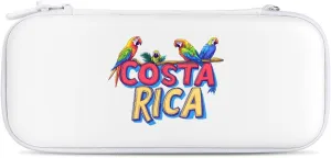 Costa Ricas Parrot Bird Compatible with Switch Carrying Case Hard Travel Game Bag Pouch with 15 Games Accessories