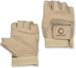 Cousin's Concert Attire Color Guard Gloves for Color Guard Flag and Pole, Durable Fingerless Colorguard Gloves
