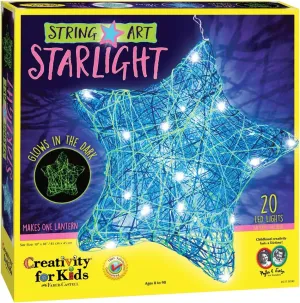 Creativity for Kids String Art Star Light Craft Kit - Create a DIY String Art Star Lantern - Projects for Kids