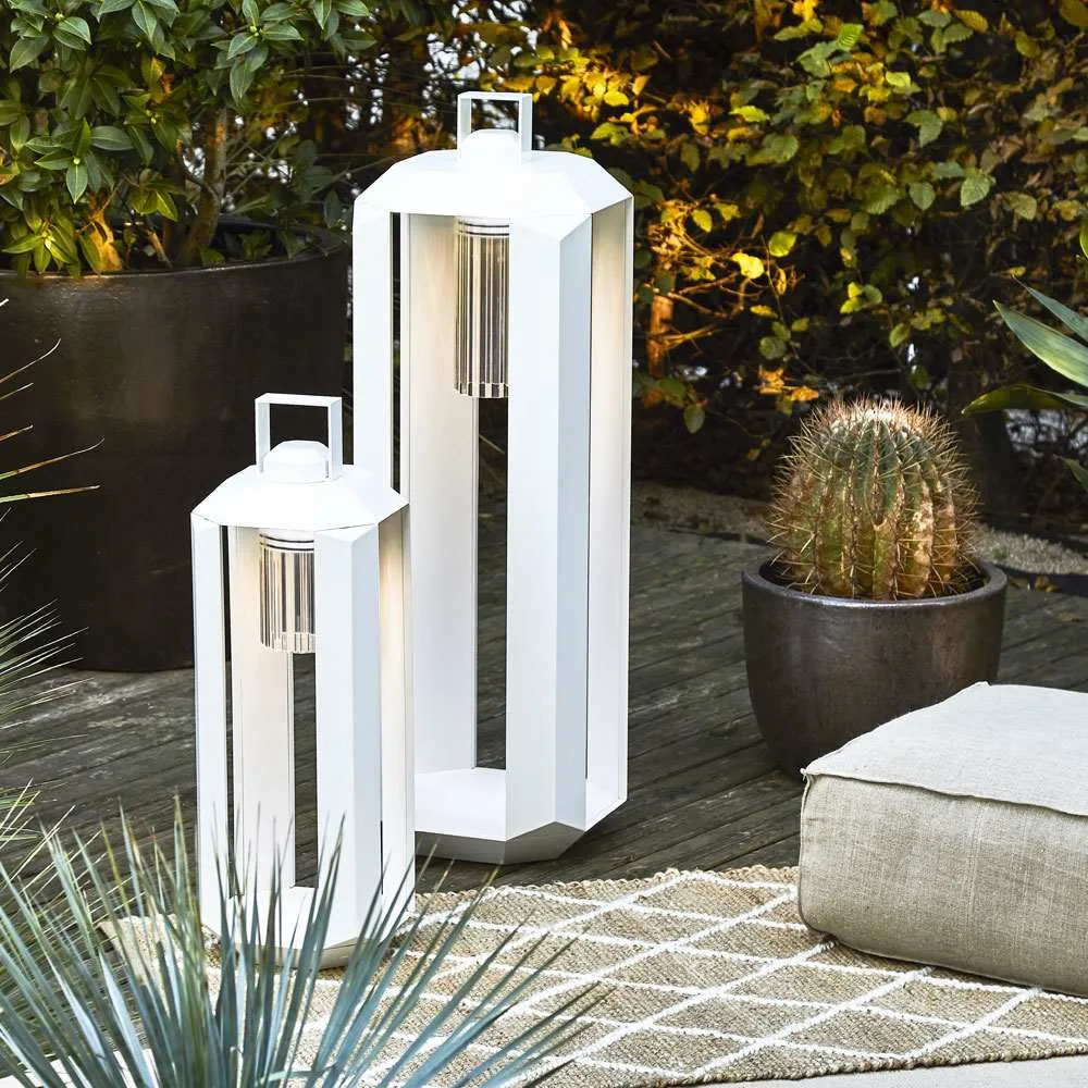 Cube Outdoor LED Rechargeable Floor Lamp