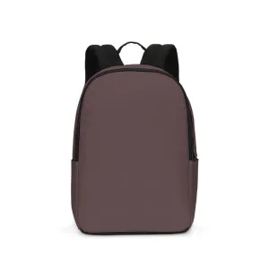 Dark Pink Brown Waterproof Backpack | Dark Pale Pastel Pink Brown | C0M30Y15K80