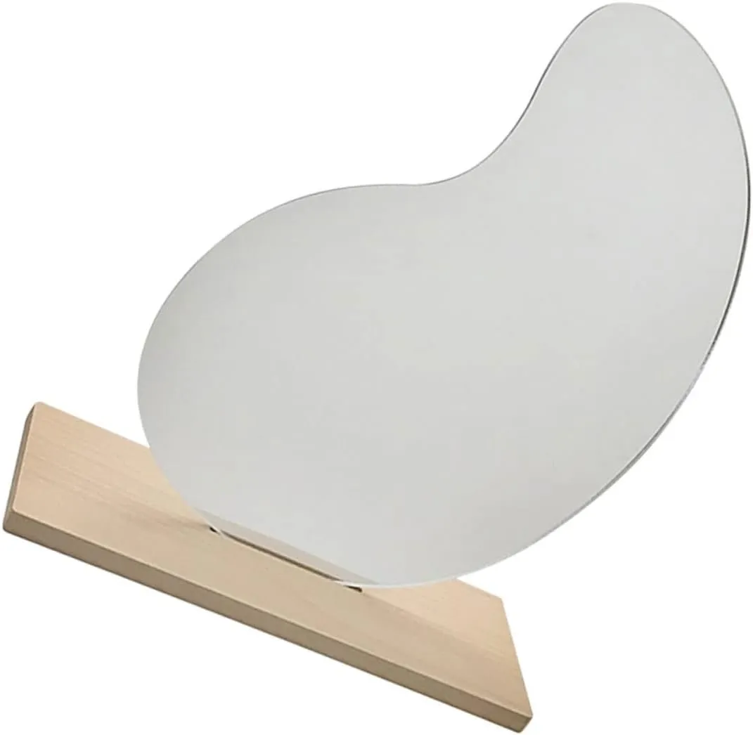 Desktop Make-up Mirror Hair Colouring Mirror Desktop Vanity Mirror Portable Looking Mirror Retro Makeup Mirror