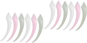 Didiseaon 2sets Face Razor Stainless Steel Eyebrow Trimmer Portable and Durable for Makeup 6pcs*2