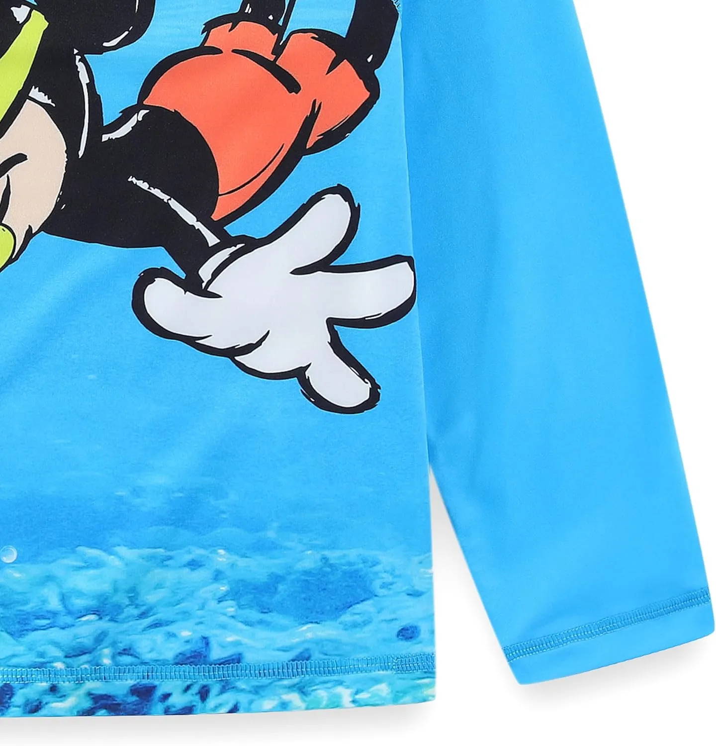 Disney Mickey Mouse Boys UPF 50  Rash Guard and Swim Trunks Swimsuit for Infant, Toddler, and Big Kids