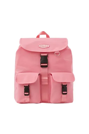 DOUBLE POCKET BACKPACK-PINK