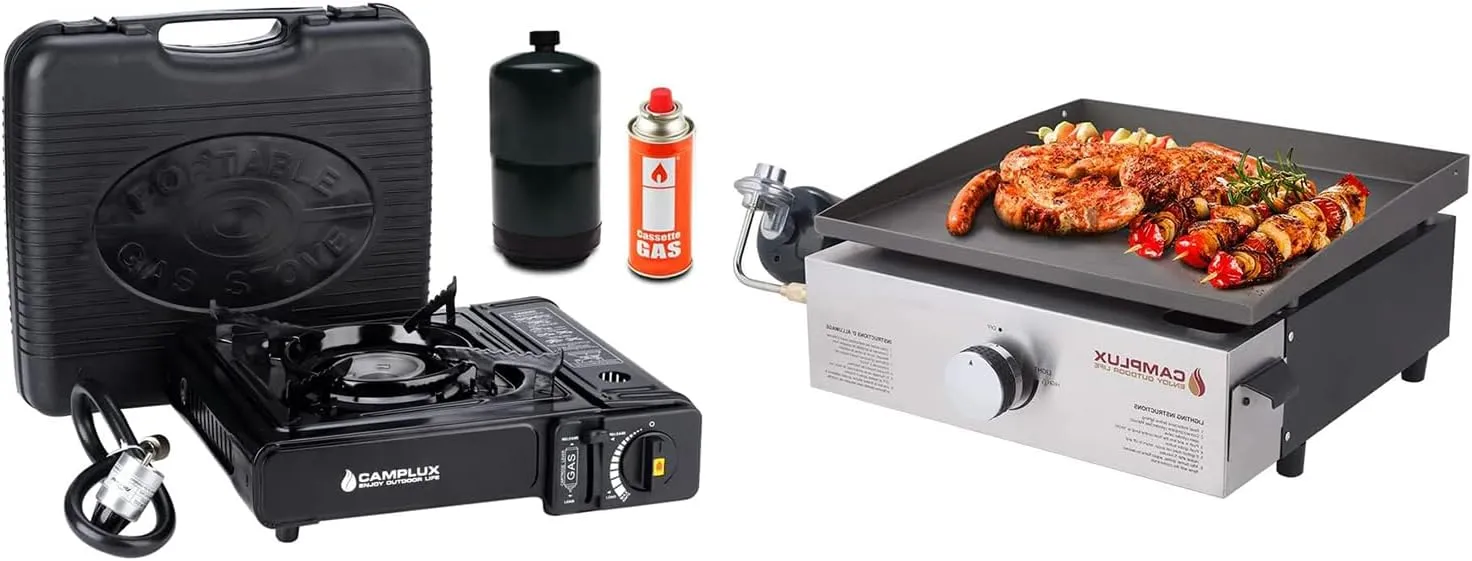 Dual Fuel Stove and Portable Griddle Set
