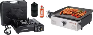 Dual Fuel Stove and Portable Griddle Set