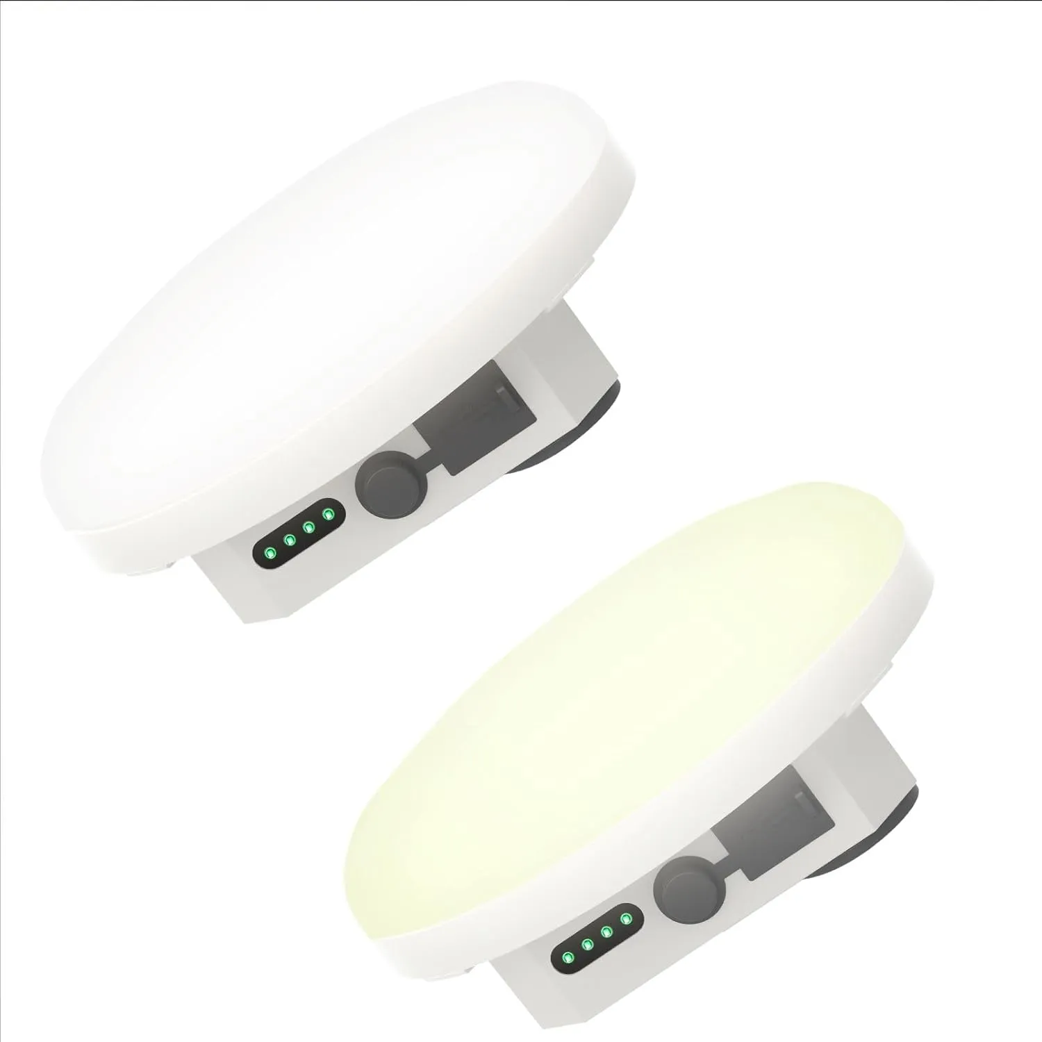 Dual White Camping Lantern Bundle - Emergency, Work & Camping LED Lights with SOS Mode, Adjustable Brightness for Versatile Use