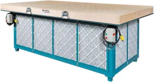 Dynabrade 64654: 48" (122 Cm) W X 96" (422 Cm) L Downdraft Sanding Table