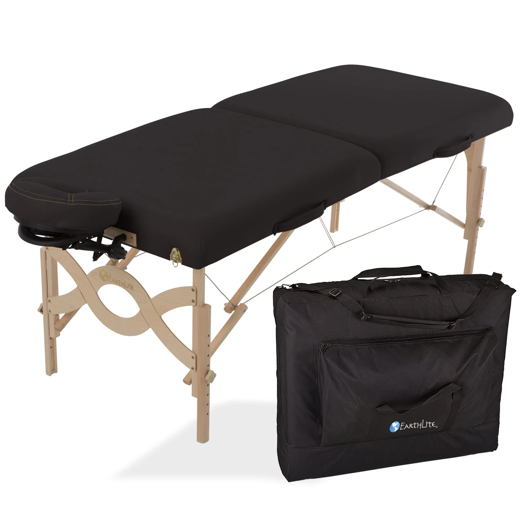 Earthlite Avalon XD™ Portable Massage Table Package - Half Reiki Half Standard