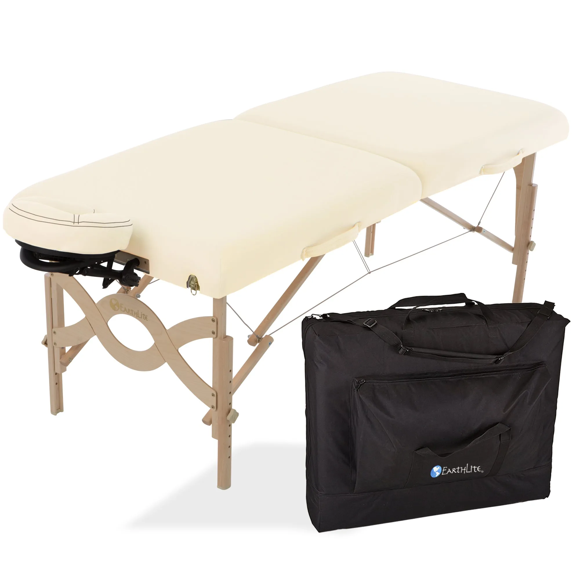Earthlite Avalon XD™ Portable Massage Table Package - Half Reiki Half Standard