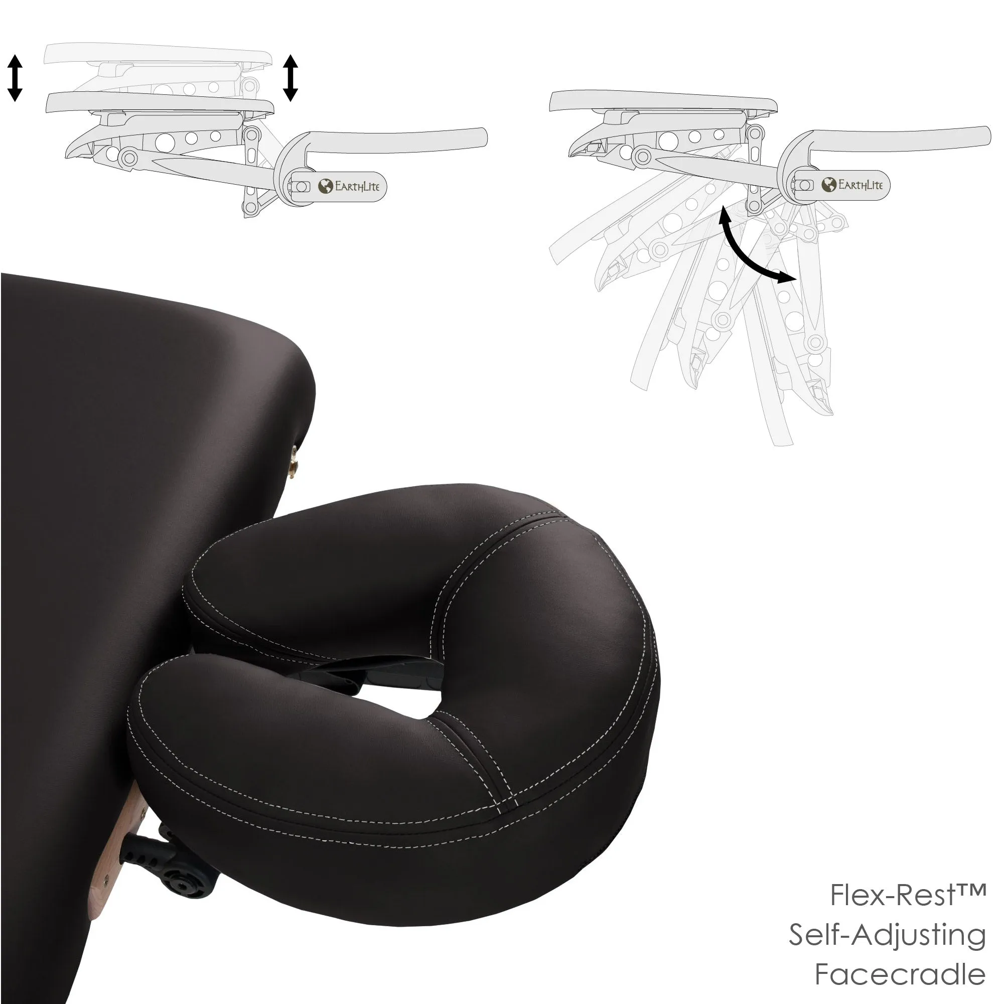 Earthlite Avalon XD™ Portable Massage Table Package - Half Reiki Half Standard