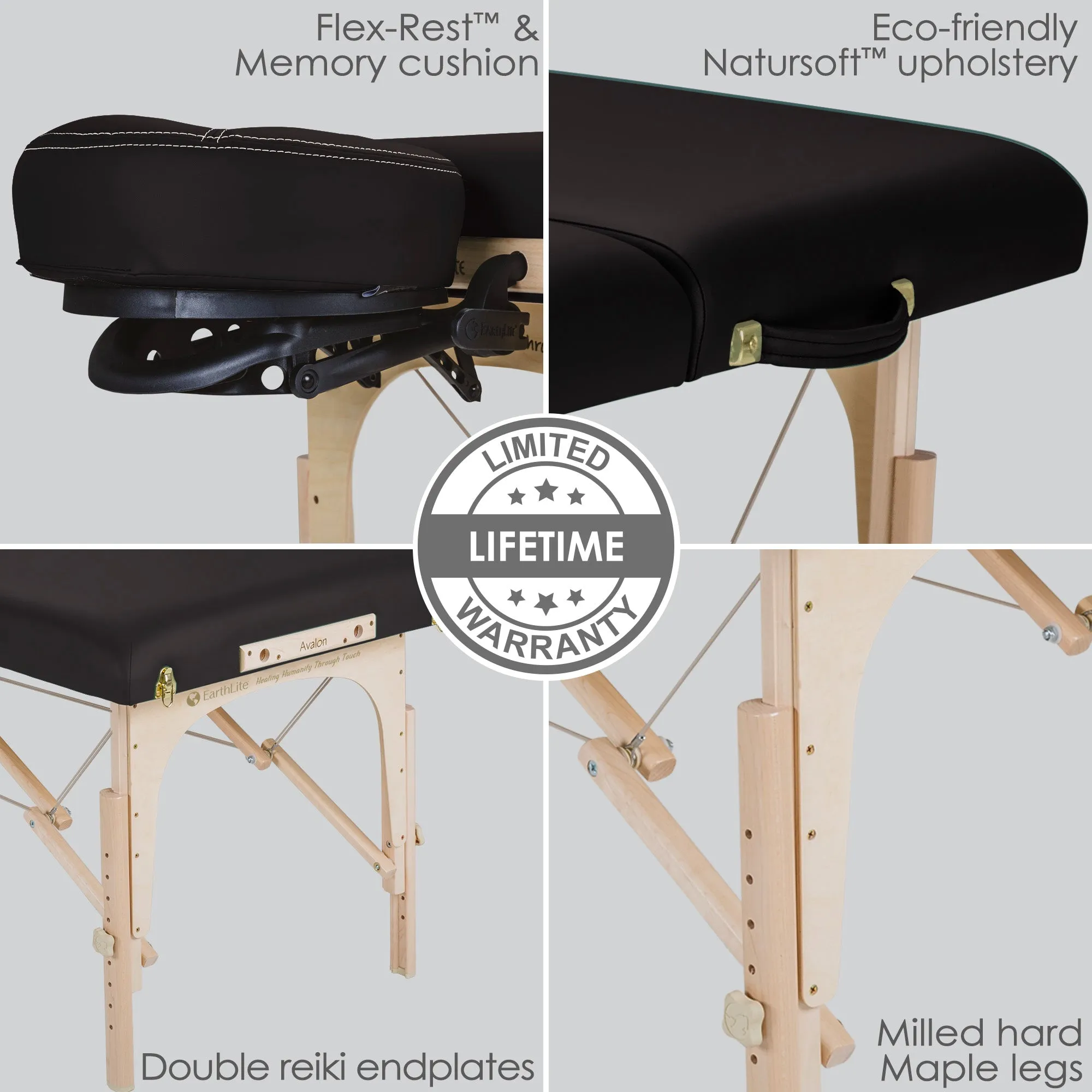 Earthlite Avalon XD™ Tilt Portable Massage Table Package - Full Reiki