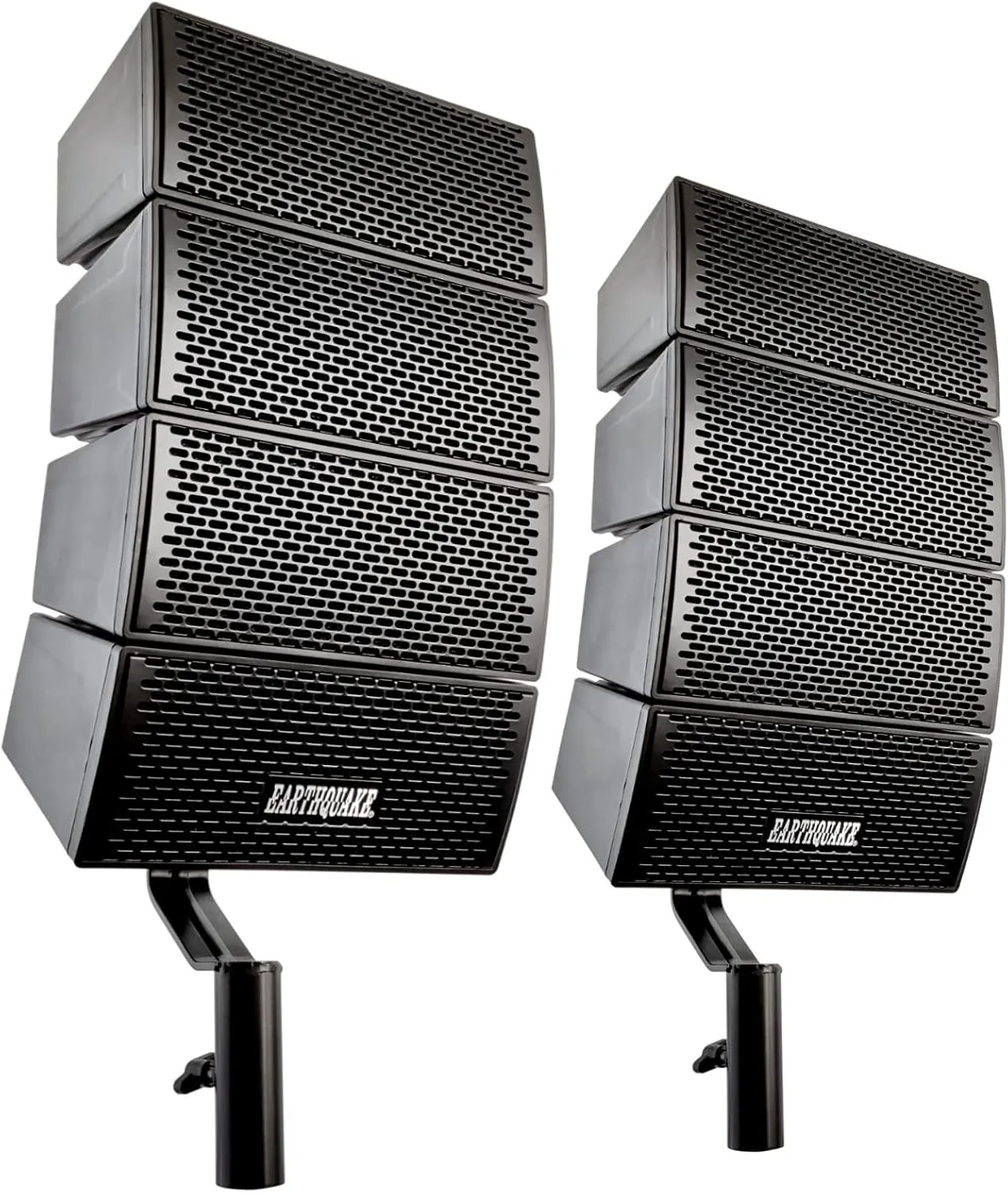Earthquake Sound DJ-Array Gen2 4x4" Line Array Loudspeaker System, Set of 2, Black