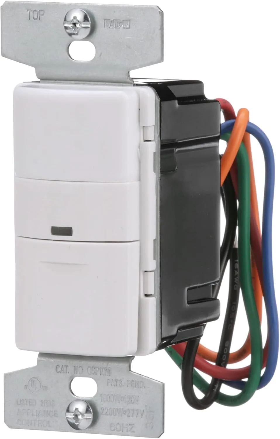 Eaton OSP10M-W Commercial Grade Passive Infrared Wall Mounted Occupancy Sensor, 120/277V, White