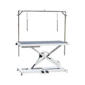Electric Lifting Dog Grooming Table – Height Adjustable & Folding