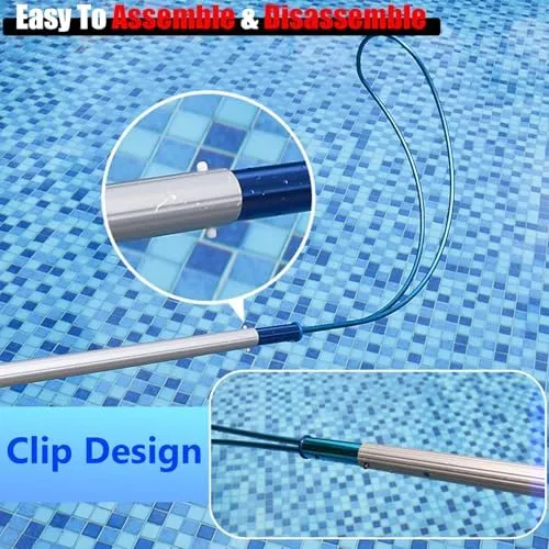 Emergency Rescue Hook with Telescopic Pole,Durable Aluminum Life Saving Equipment for Water Safety at Docks,Lakes,and Boats
