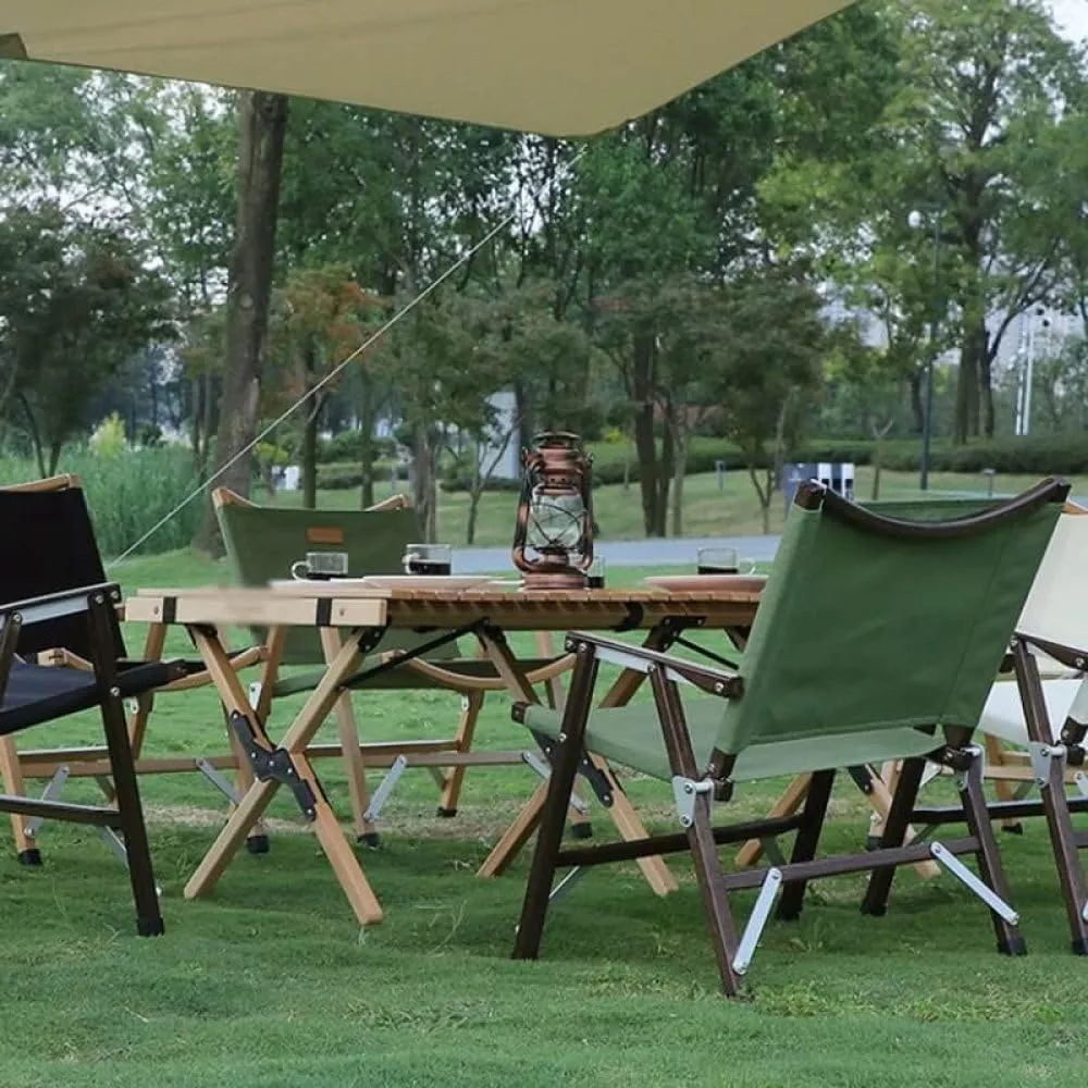 esmen Outdoor Folding Camping Table,Portable Roll Up Folding Table,Beach Table,Camping Picnic Table for Beach,Camping,Picnic,Travel