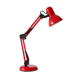 Eurolux T355R Adjustable Table Lamp Red