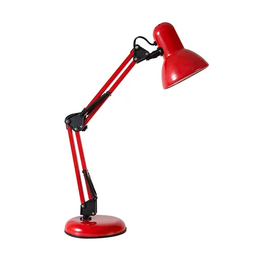 Eurolux T355R Adjustable Table Lamp Red
