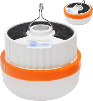 Extendable Solar Lantern for Camping, USB-C Rechargeable Outdoor Light, 50W & 100W Models with Hook, Great for Market Stalls & Adventure Use