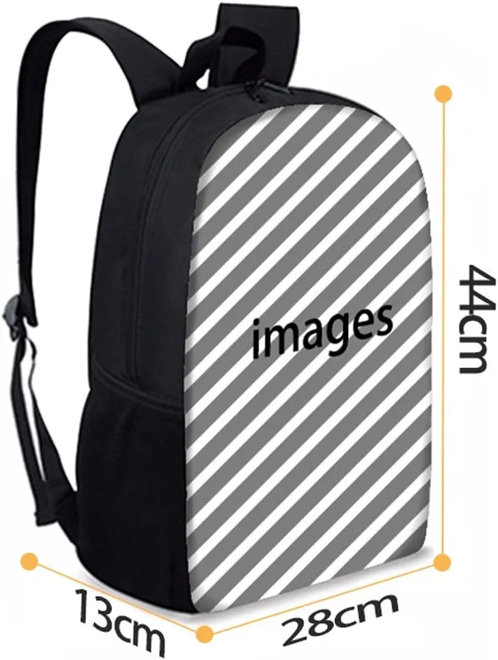 Fashion Boys School Bag Cute Large Stylish Lightweight Daypack Backpack Elephant