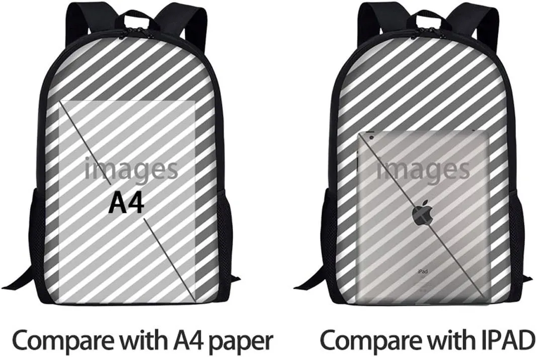 Fashion Boys School Bag Cute Large Stylish Lightweight Daypack Backpack Elephant