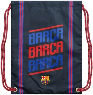 FC Barcelona World Soccer Club Barca Team Logo Officially Licensed Barca Drawstring Cinch Bag