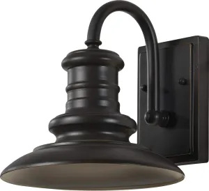 Feiss Lighting-Redding Station-Small Outdoor Wall Lantern Aluminum Approved for Wet Locations in Period Inspired Style-9