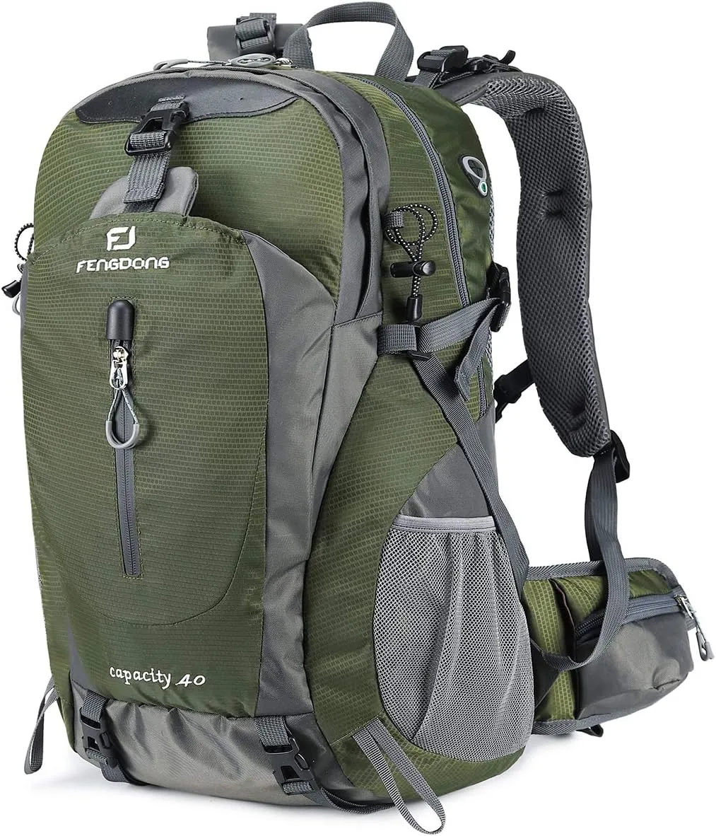 FENGDONG 40L Waterproof Backpack for Ultimate Adventures