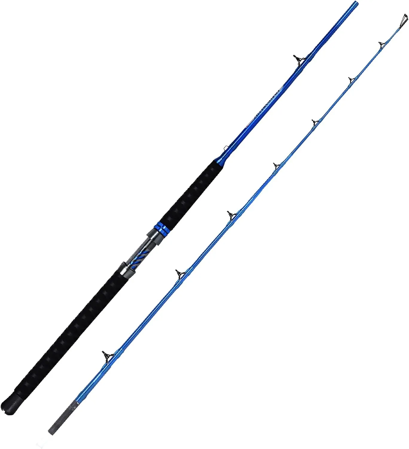 Fiblink Catfish Fishing Rod 1 Piece/2 Piece Catfishing Fishing Pole Portable Travel Heavy Cat Catfish Casting Rod (6'/6'6"/7'/8'/9')