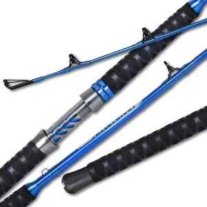 Fiblink Catfish Fishing Rod 1 Piece/2 Piece Catfishing Fishing Pole Portable Travel Heavy Cat Catfish Casting Rod (6'/6'6"/7'/8'/9')