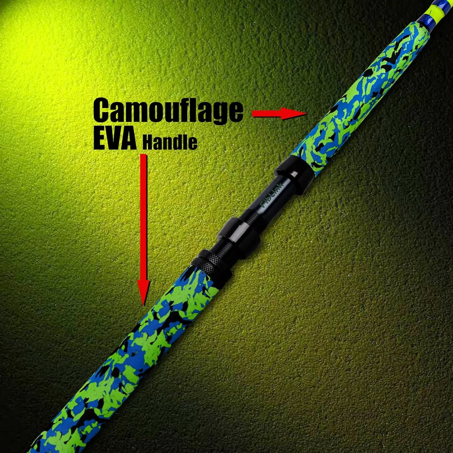 Fiblink Catfish Fishing Rods, 1 Piece/2 Piece Catfishing Pole, Medium Heavy Catfish Cat Casting Rod (7'6"/8'6’/9'6”)