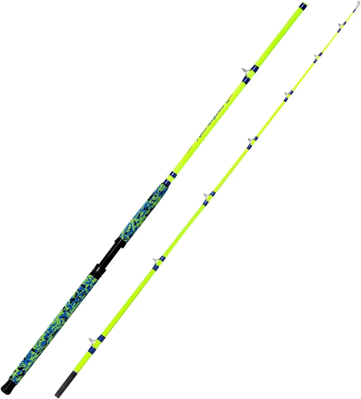 Fiblink Catfish Fishing Rods, 1 Piece/2 Piece Catfishing Pole, Medium Heavy Catfish Cat Casting Rod (7'6"/8'6’/9'6”)