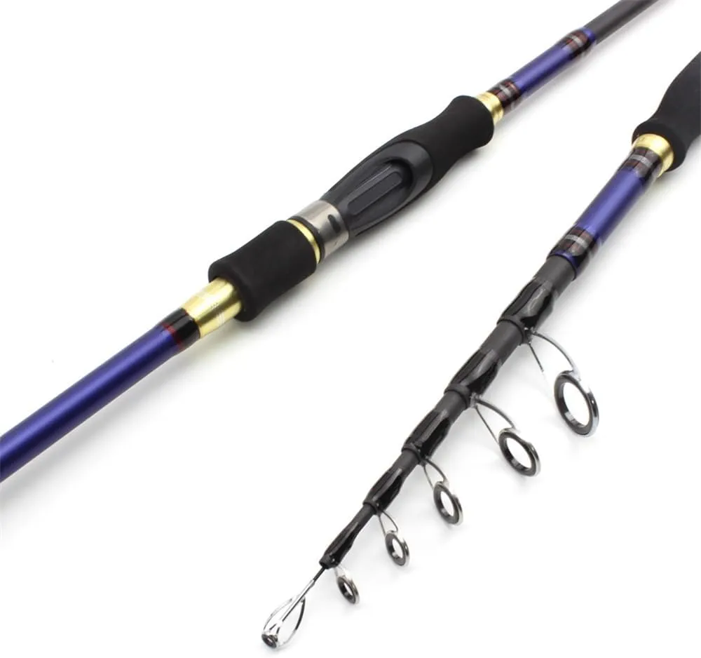 Fishing Poles 2.7M Lure Rod Carbon Lure Trout Rod Telescopic Travel Fishing M Power Fast Pole Lure Weight 7-28g Telescopic Fishing Rod