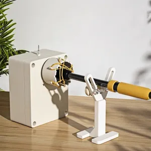 Fishing Rod Repair Kit, Fishing Pole Repair Rotator for Rod DIY Building，Rod Wrapping and Winding Machine for Epoxy Gluing and Drying